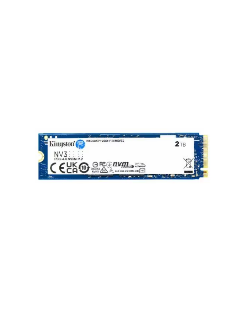 Disco de estado sólido SSD Kingston NV3 de 2TB formato M.2 2280 NVMe PCIe 4.0 Disco de estado sólido SSD Kingston NV3 de 2TB formato M.2 2280 NVMe PCIe 4.0