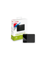 Disco duro externo portátil Toshiba Canvio Ready de 2TB en acabado negro texturizado