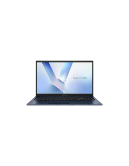 Laptop ASUS Vivobook 15 X1504MA-BQ569 de 15.6 pulgadas en color azul con pantalla FHD y teclado en español.