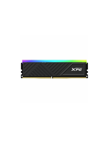Módulo de memoria RAM XPG SPECTRIX D35G de 16GB DDR4 3200MHz en color negro con disipador e iluminación RGB