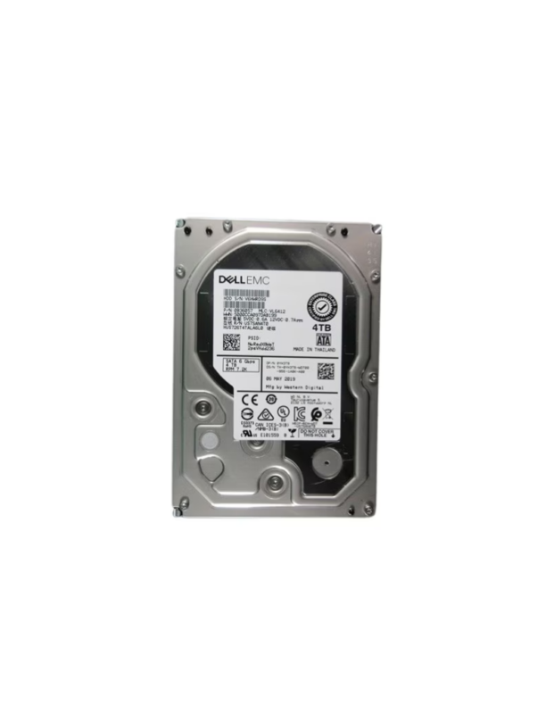 Disco duro interno Dell 4TB 3.5 pulgadas 7200 RPM SATA Hot-Swap para servidor PowerEdge.