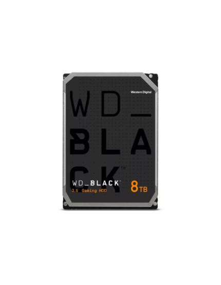 Disco duro interno Western Digital WD Black de 8TB y 3.5 pulgadas 7200 RPM SATA para PC gaming.