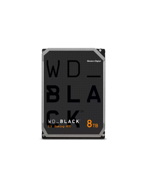 Disco duro interno Western Digital WD Black de 8TB y 3.5 pulgadas 7200 RPM SATA para PC gaming.