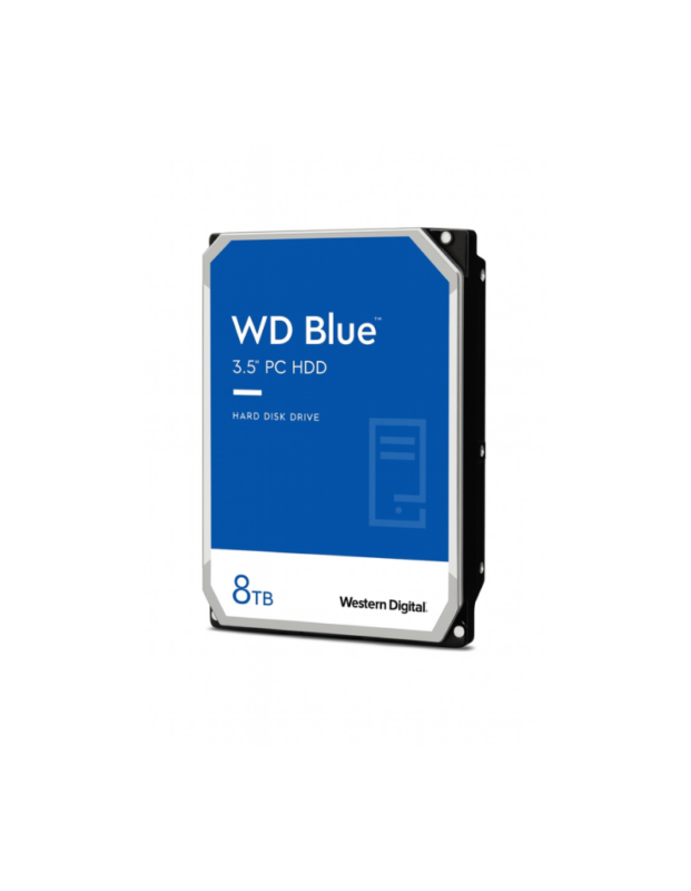 Disco duro interno Western Digital WD Blue de 8TB y 3.5 pulgadas 5640 RPM SATA.