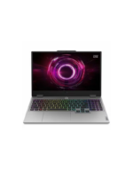 Laptop gamer Lenovo LOQ 15AHP10 de 15.6 pulgadas color Luna Gray con procesador AMD Ryzen 7 y tarjeta gráfica NVIDIA de 8GB.