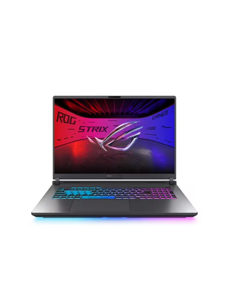 Laptop para videojuegos de 18 pulgadas color gris con procesador Intel Core Ultra 9 y tarjeta gráfica NVIDIA RTX 5080 de 16GB Laptop para videojuegos de 18 pulgadas color gris con procesador Intel Core Ultra 9 y tarjeta gráfica NVIDIA RTX 5080 de 16GB.