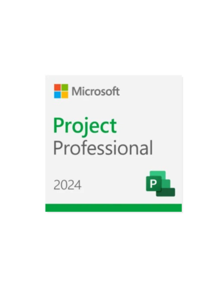 Licencia digital Microsoft Project Professional 2024 para PC en formato descargable ESD.