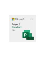Licencia digital Microsoft Project Standard 2024 versión CSP para PC.
