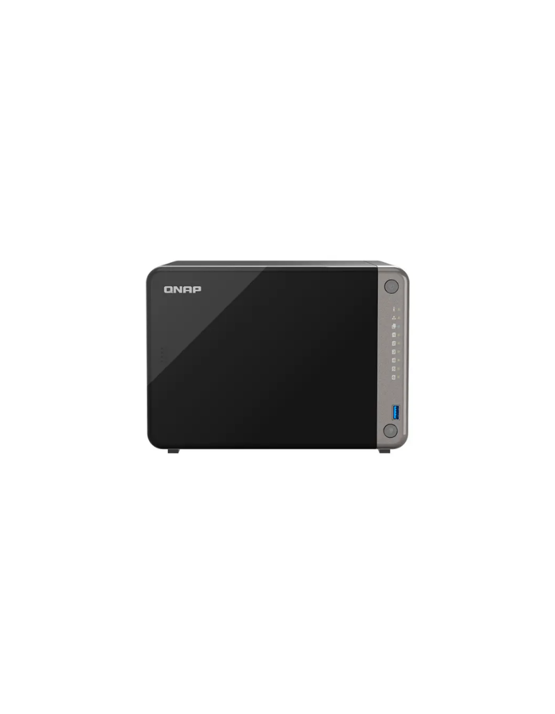 Servidor NAS de almacenamiento en red QNAP TS-AI642-8G formato torre de 6 bahías con procesador Octa-Core para IA Servidor NAS de almacenamiento en red QNAP TS-AI642-8G formato torre de 6 bahías con procesador Octa-Core para IA.