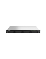 Servidor NAS para montaje en rack QNAP TS-464U-RP-8G de 4 bahías de 1U con fuente redundante y puertos 2.5GbE.