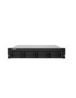 Servidor NAS para montaje en rack QNAP TS-832PXU-RP-4G de 8 bahías con fuentes de alimentación redundantes y puertos 10GbE SFP+.