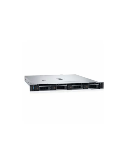 Servidor de montaje en rack Dell PowerEdge R360 1U con 8 bahías SFF intercambiables en caliente y fuentes de alimentación redundantes.